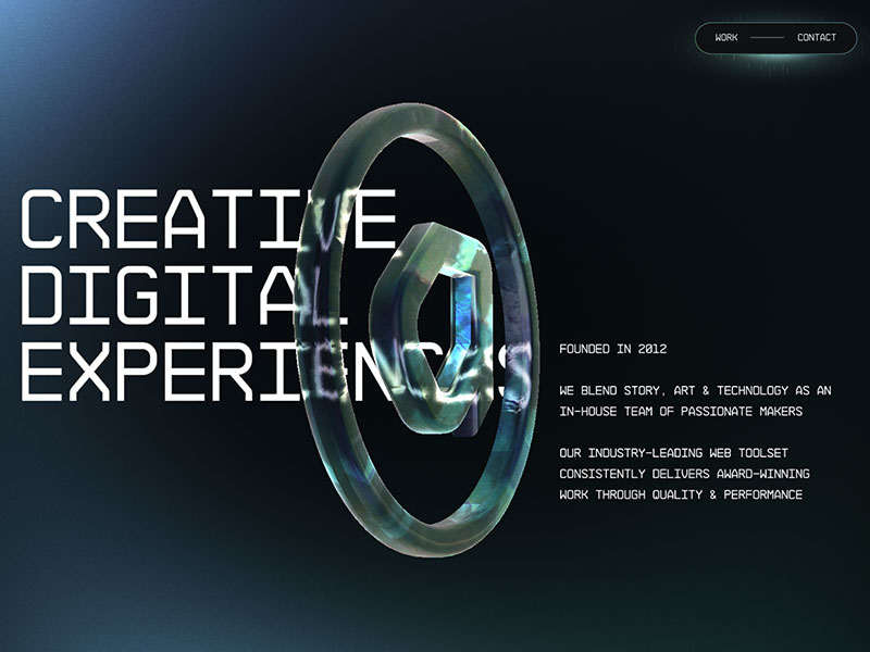 Active Theory agency website (activetheory.net)