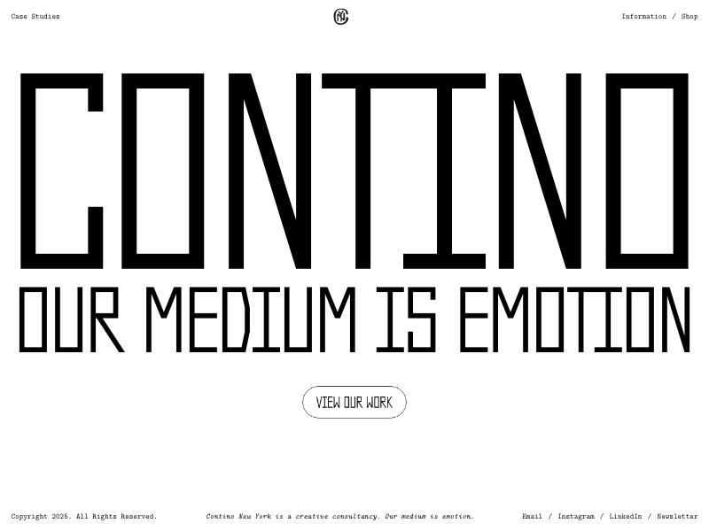 Contino — Creative Consultancy portfolio website