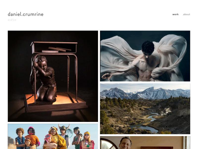 Daniel Crumrine, Copywriter portfolio website