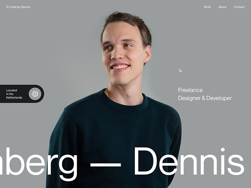 Dennis Snellenberg, Developer portfolio website