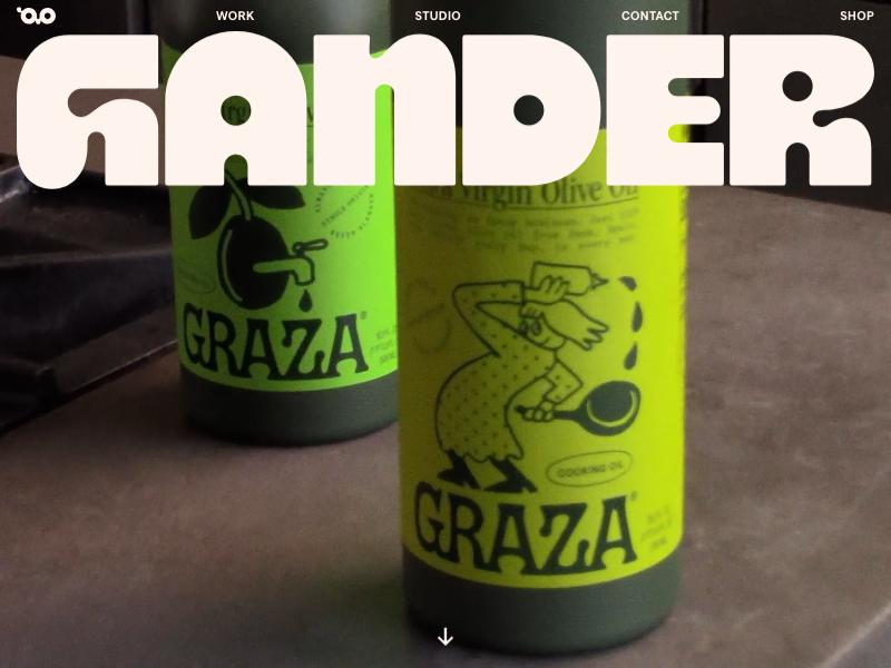 Gander agency website (takeagander.com)