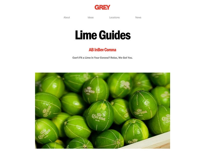 Grey agency website (grey.com)
