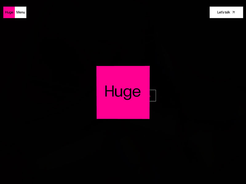 Huge agency website (hugeinc.com)
