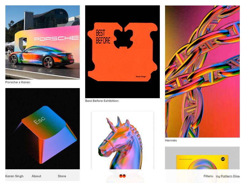 Karan Singh, Illustrator portfolio website