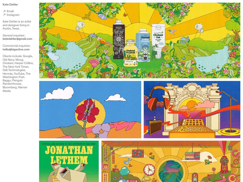 Kate Dehler — Illustrator portfolio website