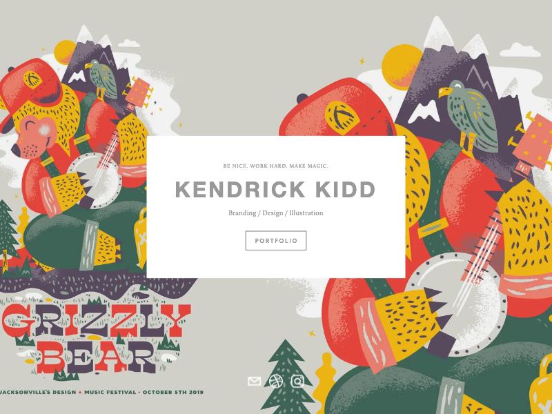 Kendrick Kidd — Designer and Illustrator portfolio website