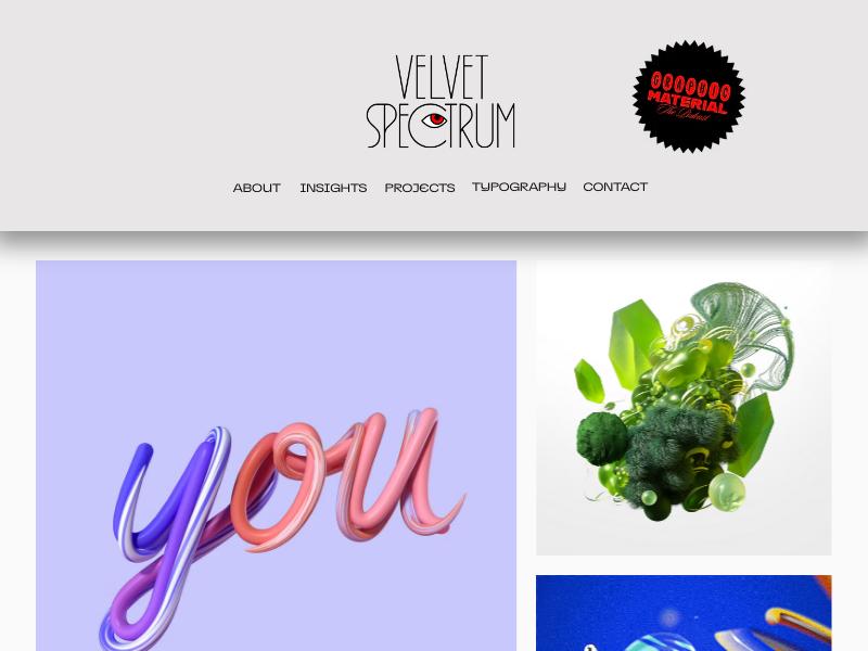 Luke Choice, Designer portfolio website