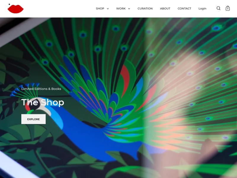Malika Favre, Illustrator portfolio website