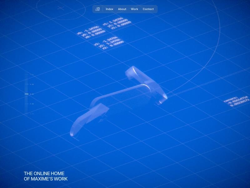 Maxime Heckel, Developer portfolio website