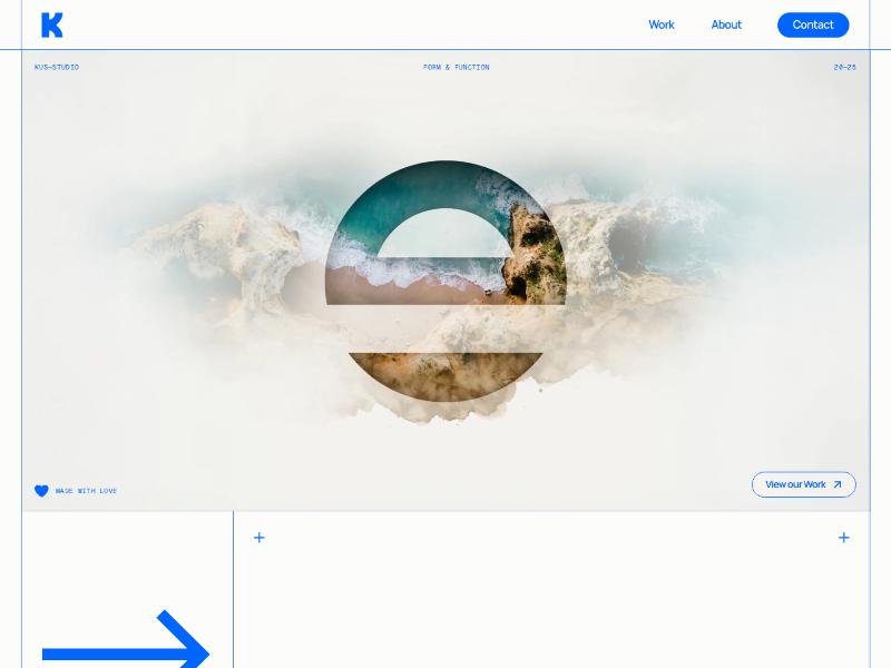 Mike Kus, Designer portfolio website