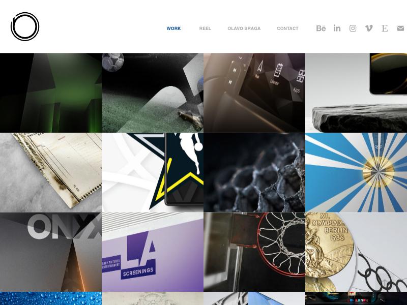Olavo Braga — Motion Designer portfolio website