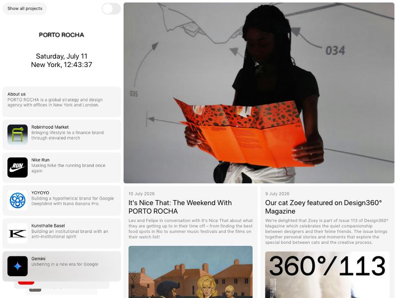 Porto Rocha agency website (portorocha.com)