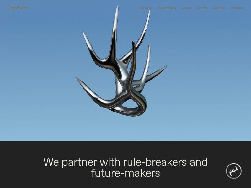 Red Antler agency website (redantler.com)