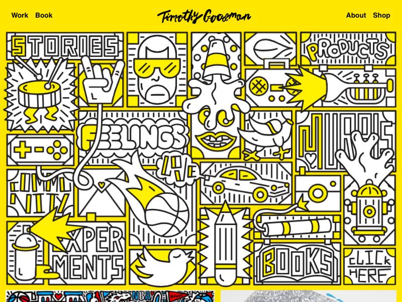 Timothy Goodman — Designer and Illustrator portfolio website