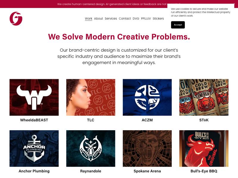 Von Glitschka, Illustrative Designer portfolio website