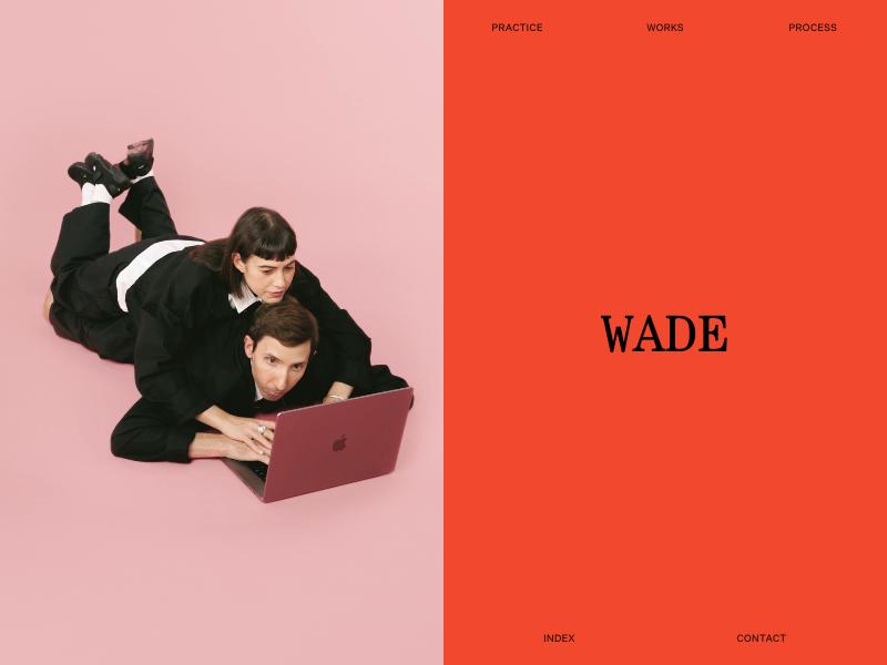 Wade and Leta, Creative Direction portfolio website