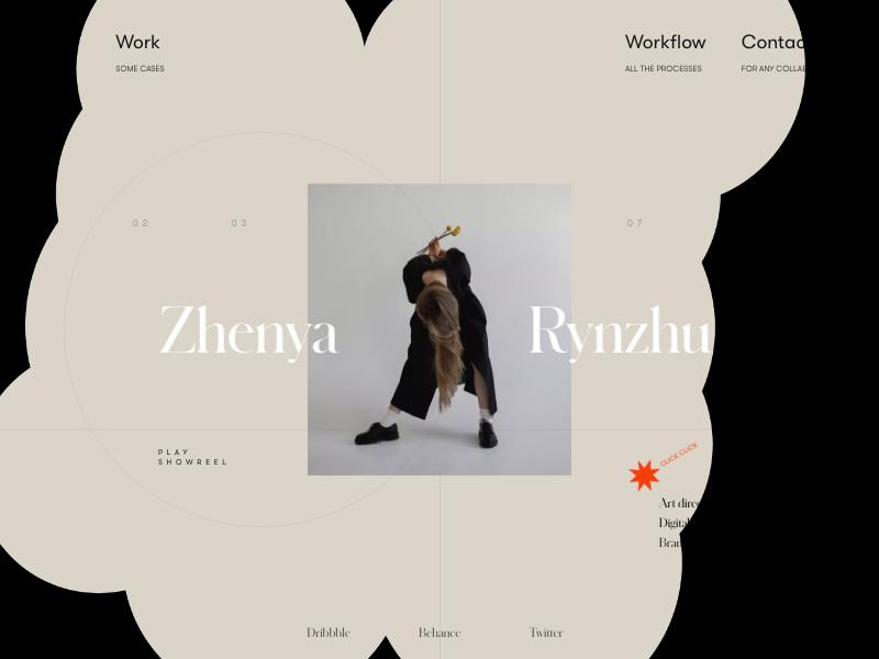 Zhenya Rynzhuk, Art Director portfolio website